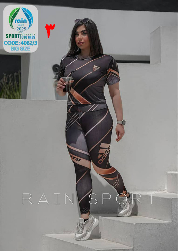 👚 ست ورزشی کراپ شلوار سایز بزرگ